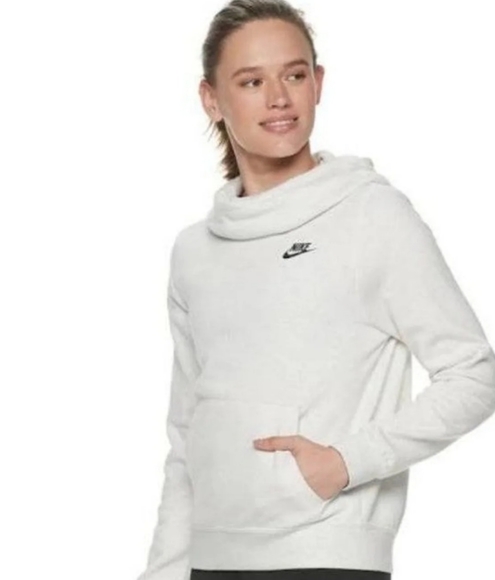 Womens Nike Cowl Neck Hoodie Size Xs 